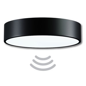 Stropné svietidlo do kúpelně s čidlom Temar CLEO 300 čierna IP54