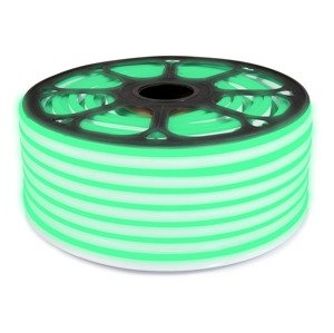 LED pásek NEON - 230V - 1m - 8W/m - IP65 - zelená