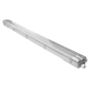 Svítidlo clear + 2x LED trubice - T8 - 120cm - 18W - neutrální bílá 4000K - SADA