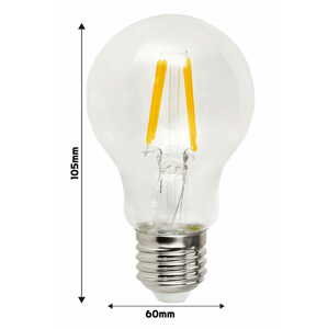 LED žárovka E27 A60 6W neutrální bílá