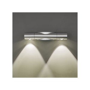 Svítidlo Kinkiet ARI LED - 230V - 2x1W - stříbrné