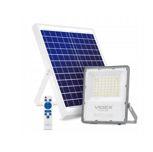 LED solární pouliční lampa GELIO - 100W - 5000K + dálkové ovládání