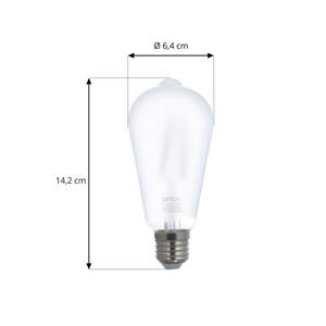Smart LED E27 ST64 7W WLAN matná tunable white
