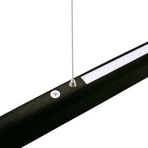 HerzBlut Arco LED svietidlo hrčavý dub uhlie 130cm