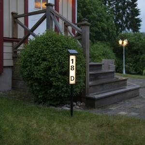 Solárne chodníkové LED Pathy zobrazenie čísla domu