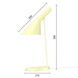 Dizajnová stolová lampa Louis Poulsen AJ Mini žltá