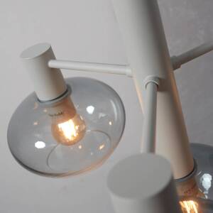 Ide o závesné svietidlo RoMi Bologna, svetlosivé, štvorlampa