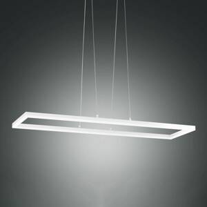 Závesné LED svietidlo Bard 92 x 32 cm v bielej