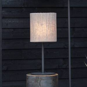 PR Home Vonkajšia stolová lampa Agnar, tmavo sivá / biela, 57 cm
