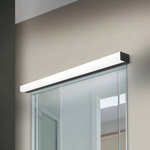 Zrkadlové svetlo Horizon LED, šírka 90 cm, čierne, IP44