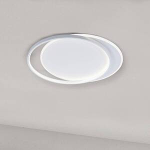 Stropné LED svetlo Evelyn, biele, dĺžka 55 cm, kov