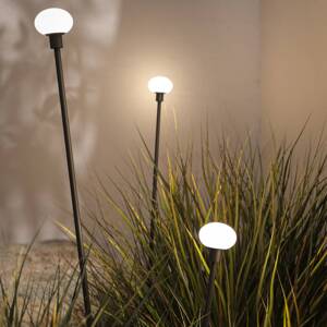 Karman LED zemná lampa MINUIT, výška 210 cm, čierna, IP65