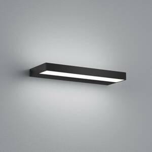 Helestra Slate nástenné LED, matná čierna 30 cm