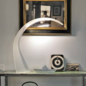 Kartell Taj – LED lampa na písací stôl, biela