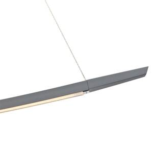 OLIGO Lisgo závesné LED svietidlo, matné sivé