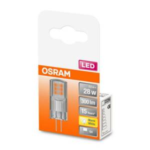 OSRAM LED kolíková žiarovka G4 2,6W, teplá, 300 lm