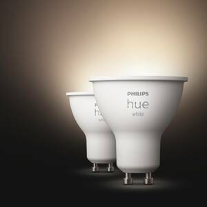 Philips Hue White 5,2 W GU10 LED žiarovka 2 ks
