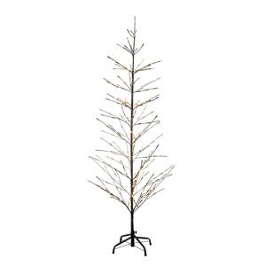 LED strom Isaac výška 210 cm hnedý biely zasnežený