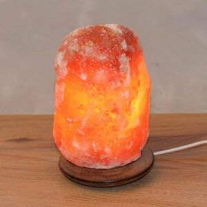 Soľná lampa Rock bez podstavca 1,5–2 kg, jantárová