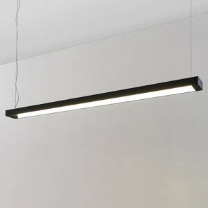 Arcchio Cuna závesné LED, čierna, hranaté 162 cm