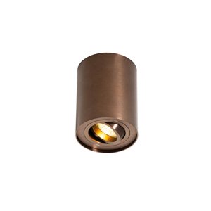 Moderné stropné bodové svietidlo tmavé bronzové otočné a sklopné - Rondoo Up