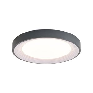 Moderné stropné svietidlo sivé s bielou farbou 48 cm vrátane LED stmievateľné - Kanton
